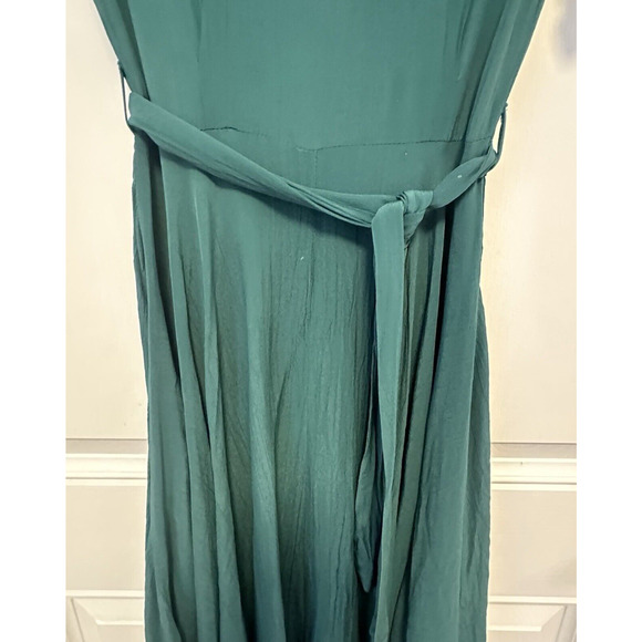 The Seamstress Of Bloomsbury 8 UK 4 US Dress Midi 1940s 1930s Crepe Dark Green - Picture 3 of 8